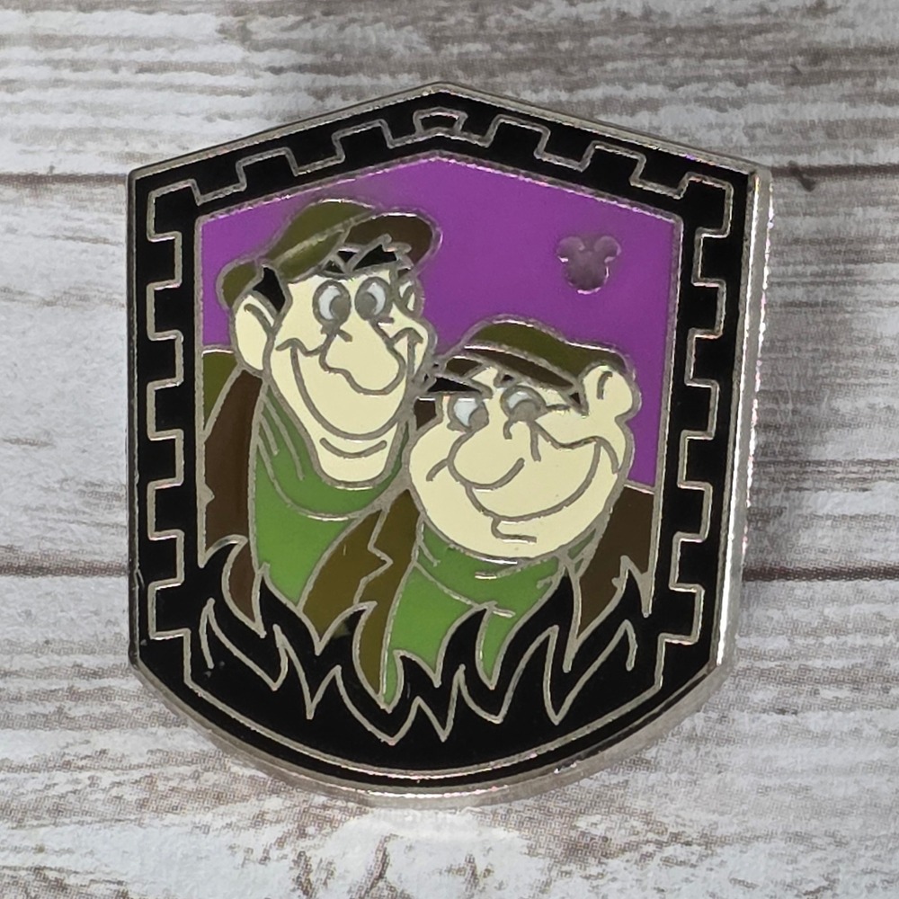 Disney Hidden Mickey Pin 101 Dalmatians Jasper and Horace 5 of 5 Enamel Crest